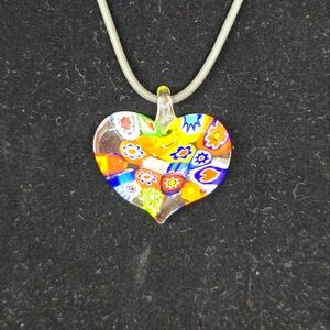 Millifierori Glass Heart Pendant
